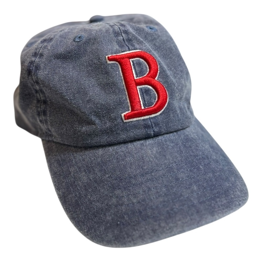 Bay State Apparel Boston Red Sox Baseball Hat Denim Blue Cap Adjustable